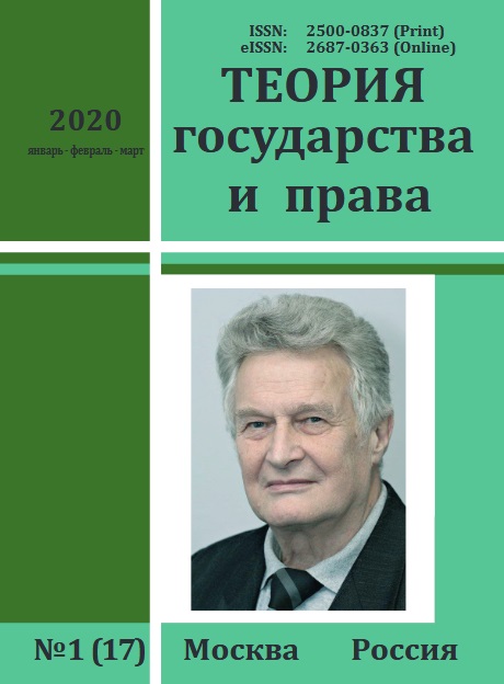 ТЕОРИЯ ГОСУДАРСТВА И ПРАВА